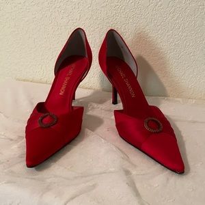 Michael Shannon perky red shoes! Sz 7. Never worn!